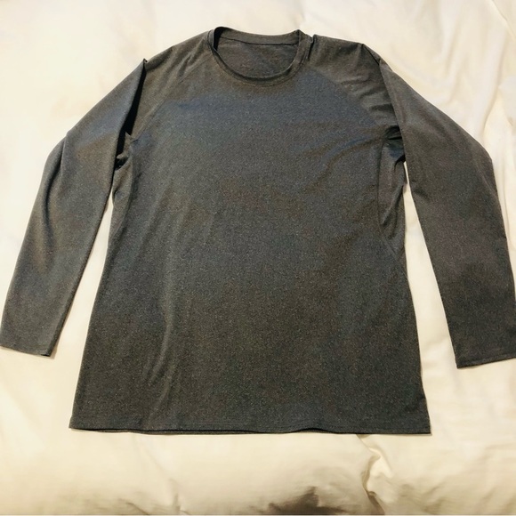 Quick Dri XXL Long Sleeved Grey T-Shirt Workout Activewear NWOT - Picture 2 of 9